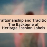 Craftsmanship and Tradition: The Backbone of Heritage Fashion Labels