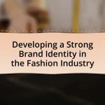 Developing a Strong Brand Identity in the Fashion Industry