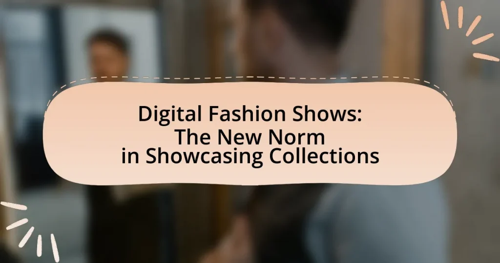 Digital Fashion Shows: The New Norm in Showcasing Collections