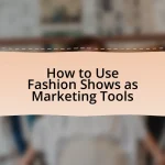 How to Use Fashion Shows as Marketing Tools