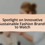 Spotlight on Innovative Sustainable Fashion Brands to Watch