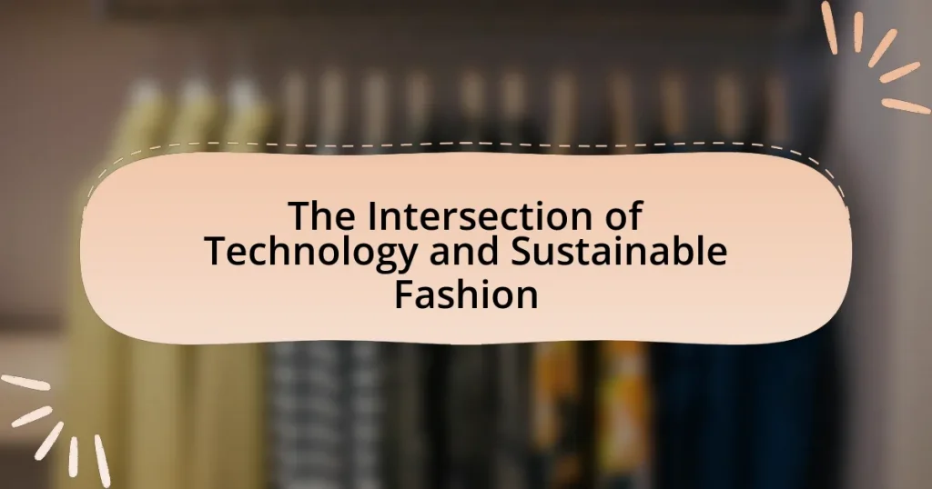 The Intersection of Technology and Sustainable Fashion