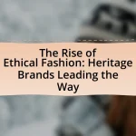 The Rise of Ethical Fashion: Heritage Brands Leading the Way