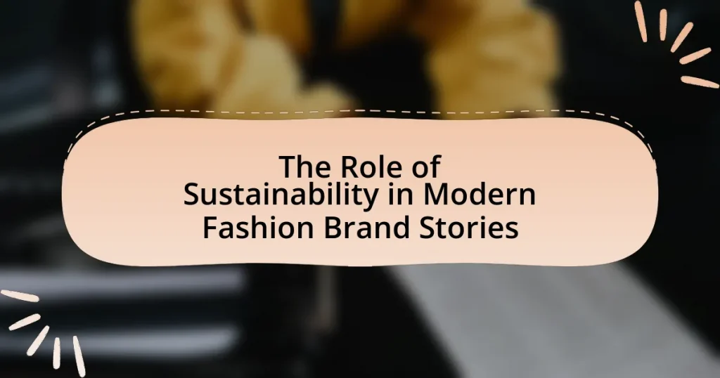 The Role of Sustainability in Modern Fashion Brand Stories