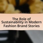 The Role of Sustainability in Modern Fashion Brand Stories