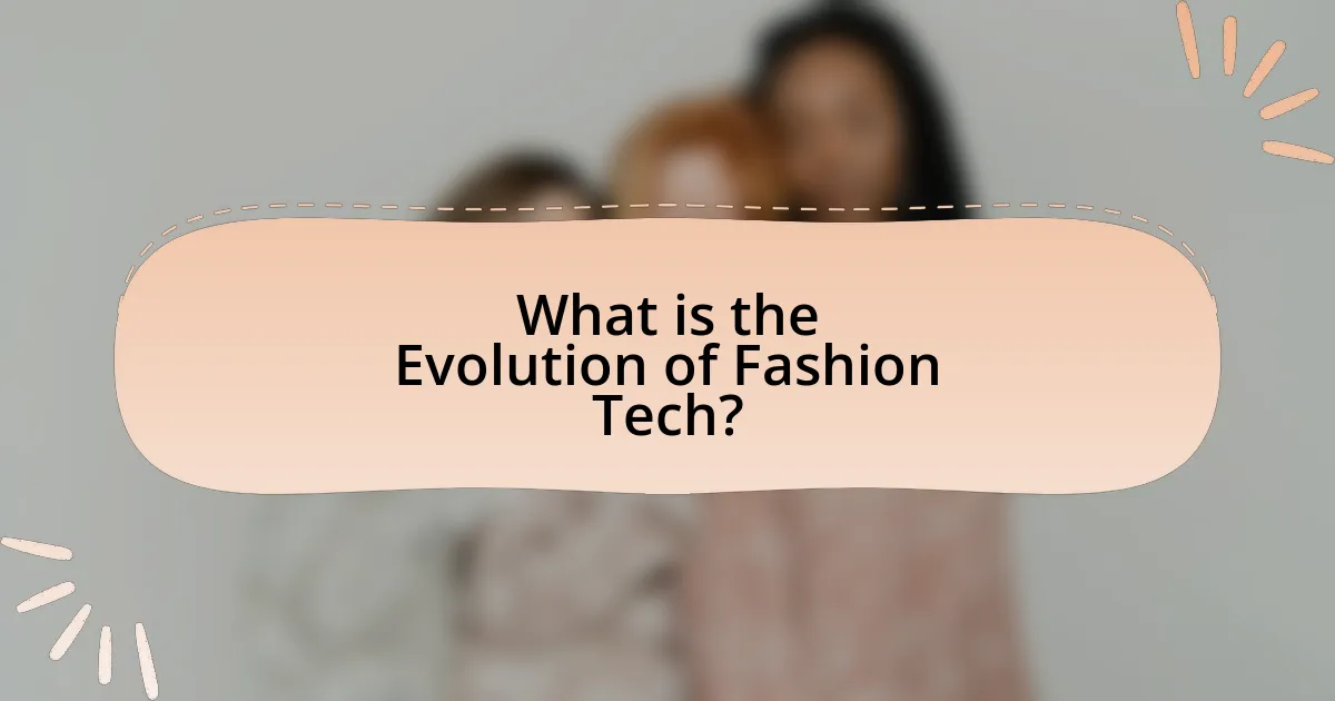 What is the Evolution of Fashion Tech?